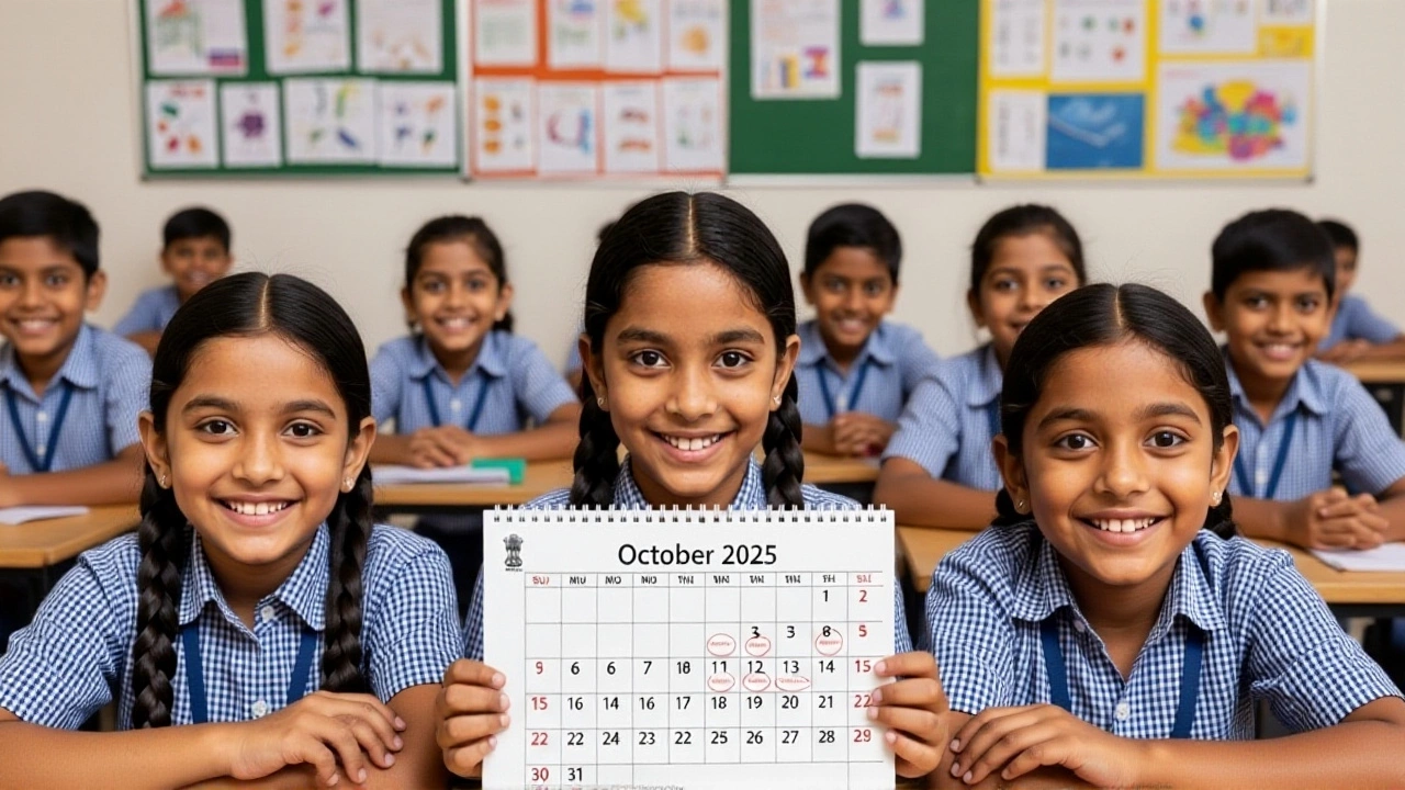 October 2025 School Holidays Across India: Dates, Festivals and State Breaks